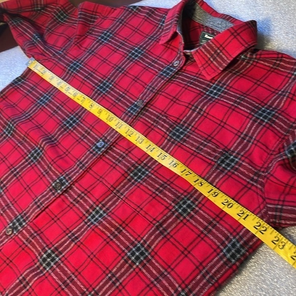 Roots Canada Men's M FLANNEL Soft Buffalo Plaid Red - Picture 11 of 12